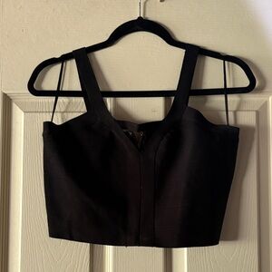 Guess Black Crop Top